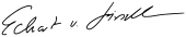 signature d'Eckart von Hirschhausen