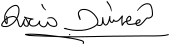 signature de Rocío Dúrcal