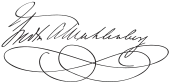 signature de Frederick Muhlenberg