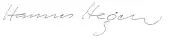 signature de Hannes Hegen
