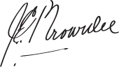 signature de John Edward Brownlee