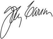 signature de Johnny Carson