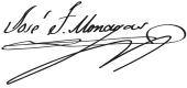 signature de José Tadeo Monagas