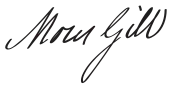 signature de Moses Gill