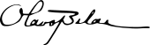 signature d'Olavo Bilac