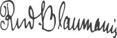 Signature de Rūdolfs Blaumanis