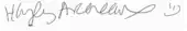 signature de Hayley Arceneaux