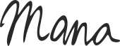 signature de Mana Ashida