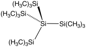 Image illustrative de l’article Tétrakis(triméthylsilyl)silane