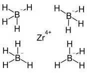 Image illustrative de l’article Borohydrure de zirconium(IV)