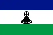 Description de l'image Flag_of_Lesotho.svg.