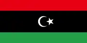 Description de l'image Flag of Libya (1951).svg.