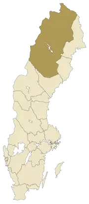 Localisation de Laponie