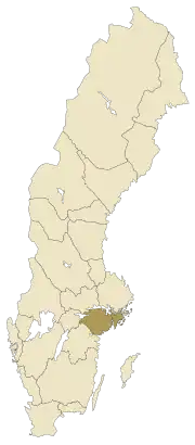 Localisation de Södermanland
