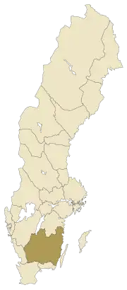 Localisation de Småland