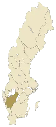 Localisation de Västergötland