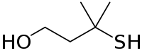 Image illustrative de l’article 3-Mercapto-3-méthylbutan-1-ol