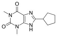 Image illustrative de l’article 8-Cyclopentyl-1,3-diméthylxanthine