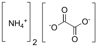 Image illustrative de l’article Oxalate d'ammonium