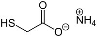 Image illustrative de l’article Thioglycolate d'ammonium