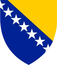 Emblème de Bosnie-Herzégovine portée par l'armée