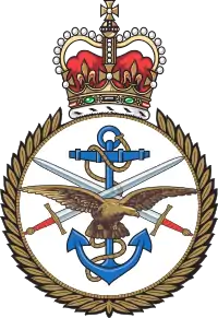 Badge tri-service des forces armées