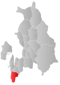 Localisation de Vestby
