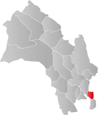 Localisation de Røyken