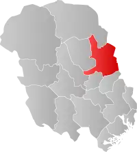 Localisation de Notodden
