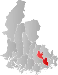 Localisation de Songdalen