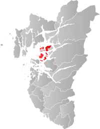 Localisation de Finnøy