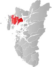 Localisation de Tysvær