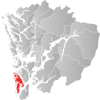 Localisation de Bømlo