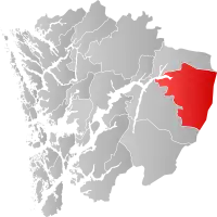 Localisation de Eidfjord