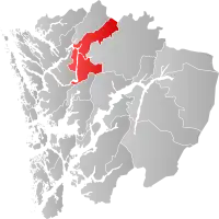 Localisation de Vaksdal
