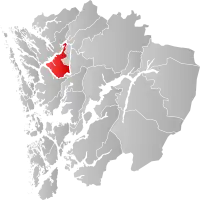 Localisation de Osterøy