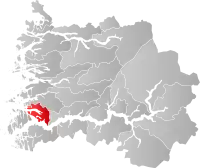 Localisation de Hyllestad
