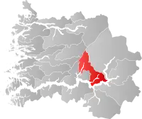 Localisation de Sogndal