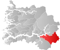 Localisation de Lærdal
