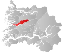 Localisation de Naustdal