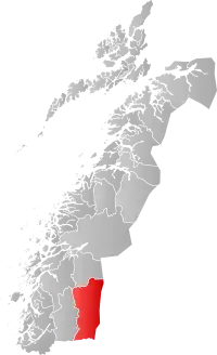 Localisation de Hattfjelldal