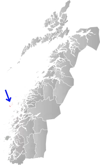 Localisation de Træna