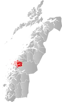Localisation de Rødøy
