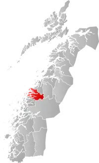 Localisation de Meløy