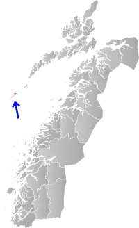 Localisation de Røst