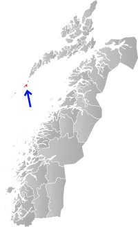 Localisation de Værøy