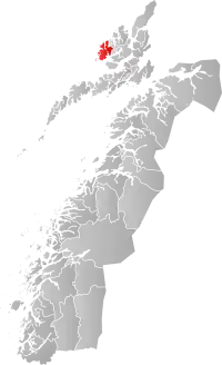 Localisation de Bø