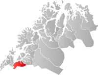 Localisation de Skånland
