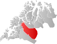 Localisation de Målselv
