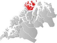 Localisation de Karlsøy